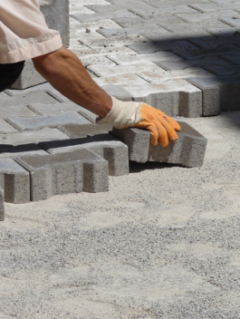 belde içi yolların parkelenmesi